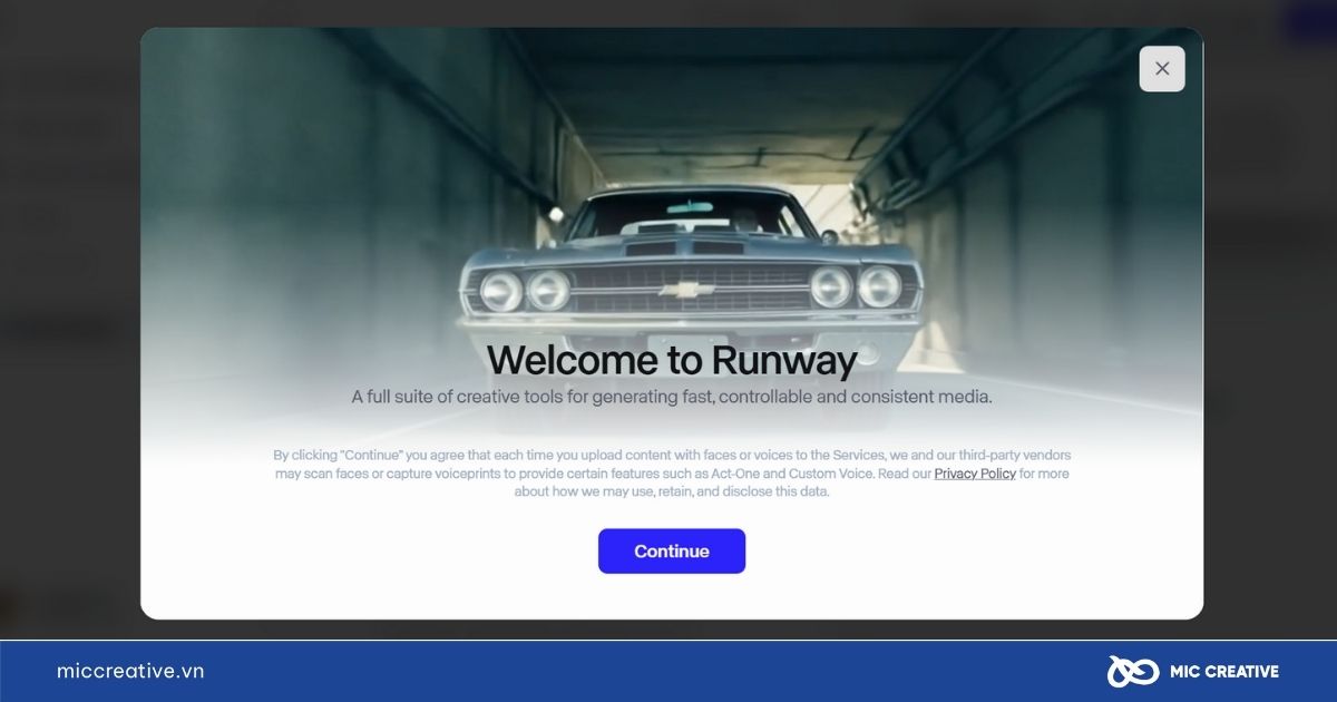 Web AI Runway