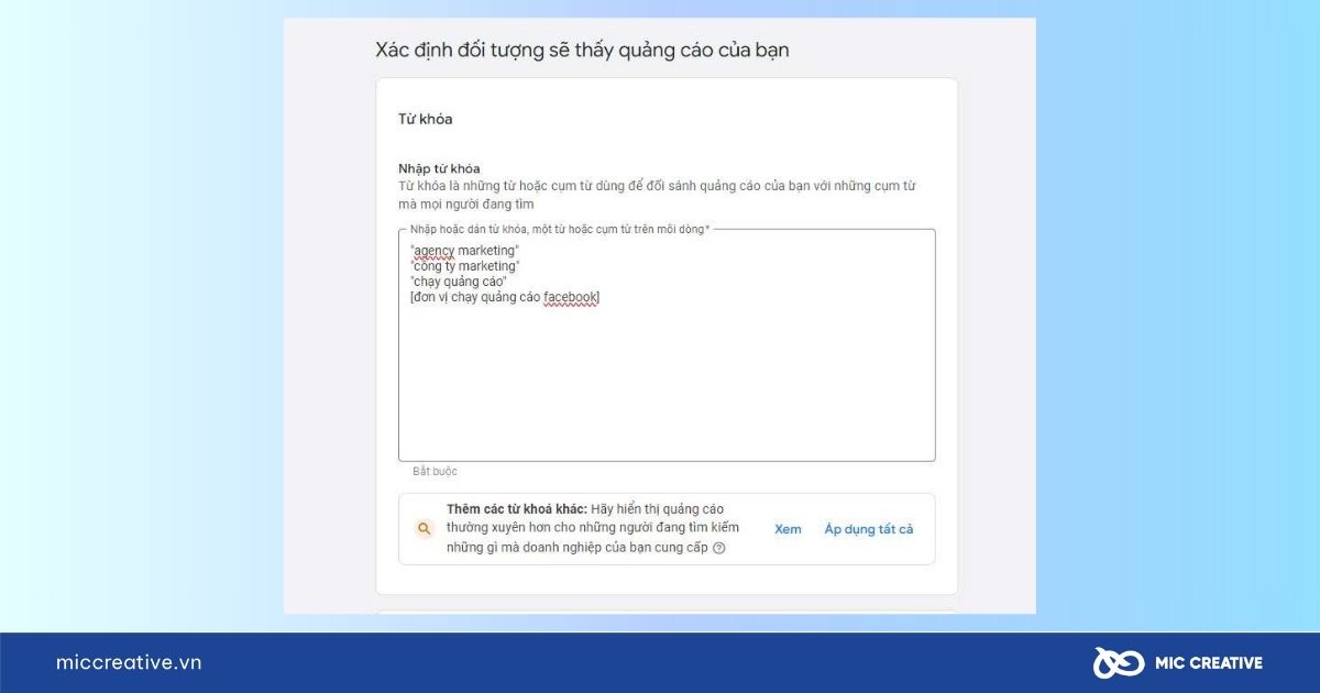 chạy quảng cáo landing page trên facebook 