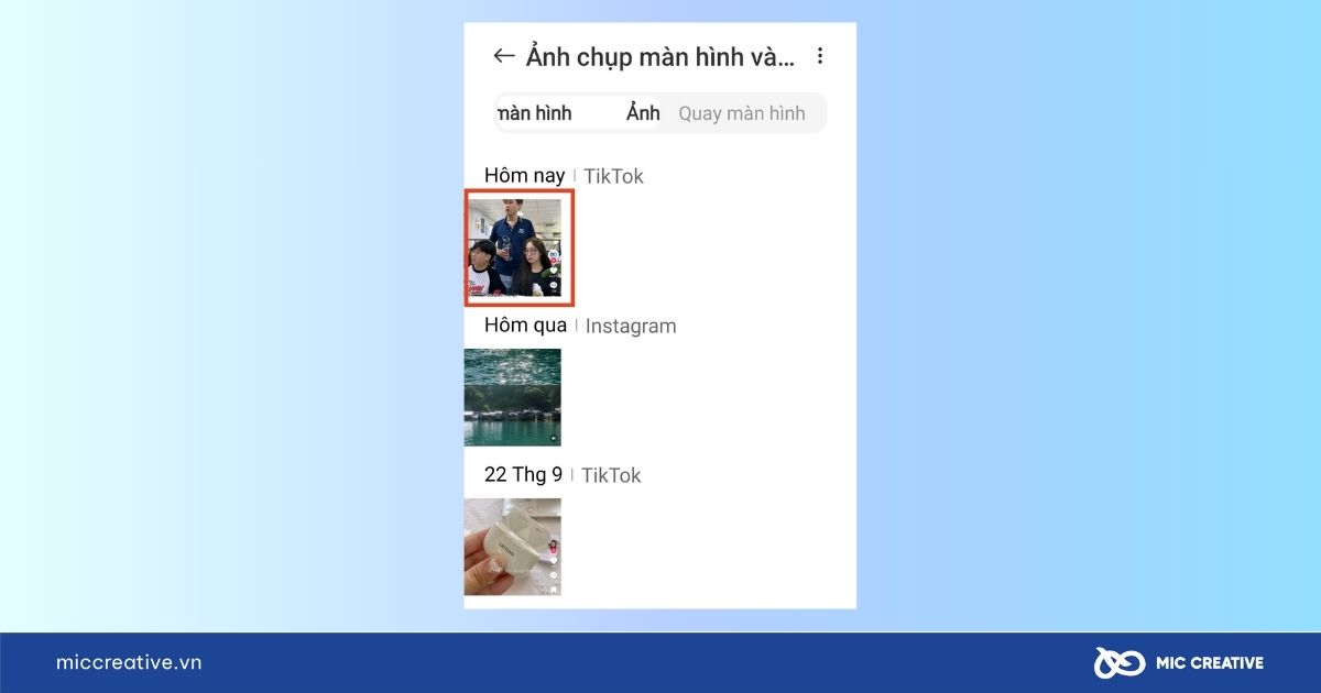 Cách chụp hình trên TikTok