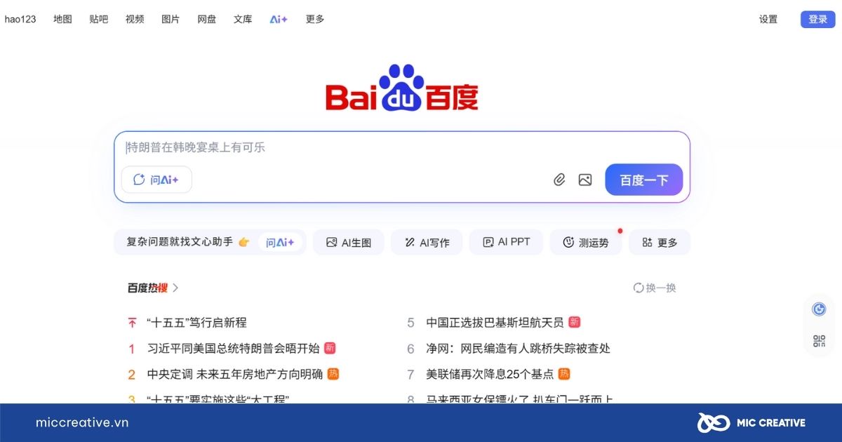Các công cụ tìm kiếm phổ biến