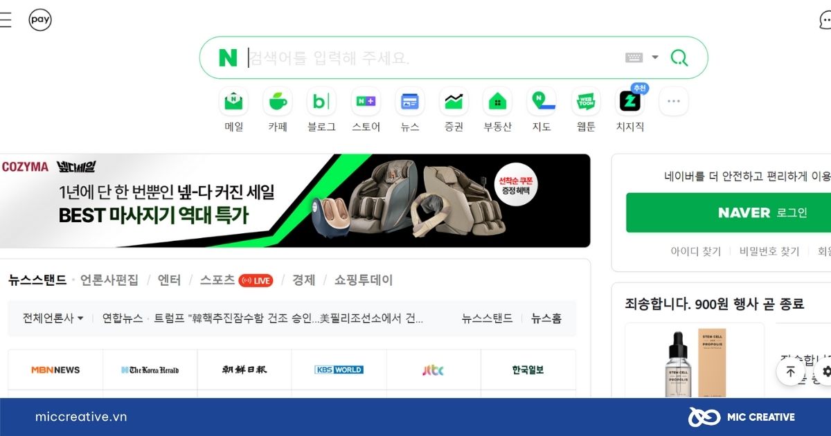 Các công cụ tìm kiếm phổ biến