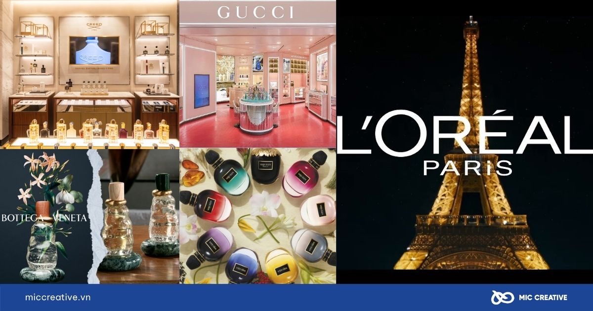 L'Oréal sở hữu các thương hiệu nước hoa xa xỉ