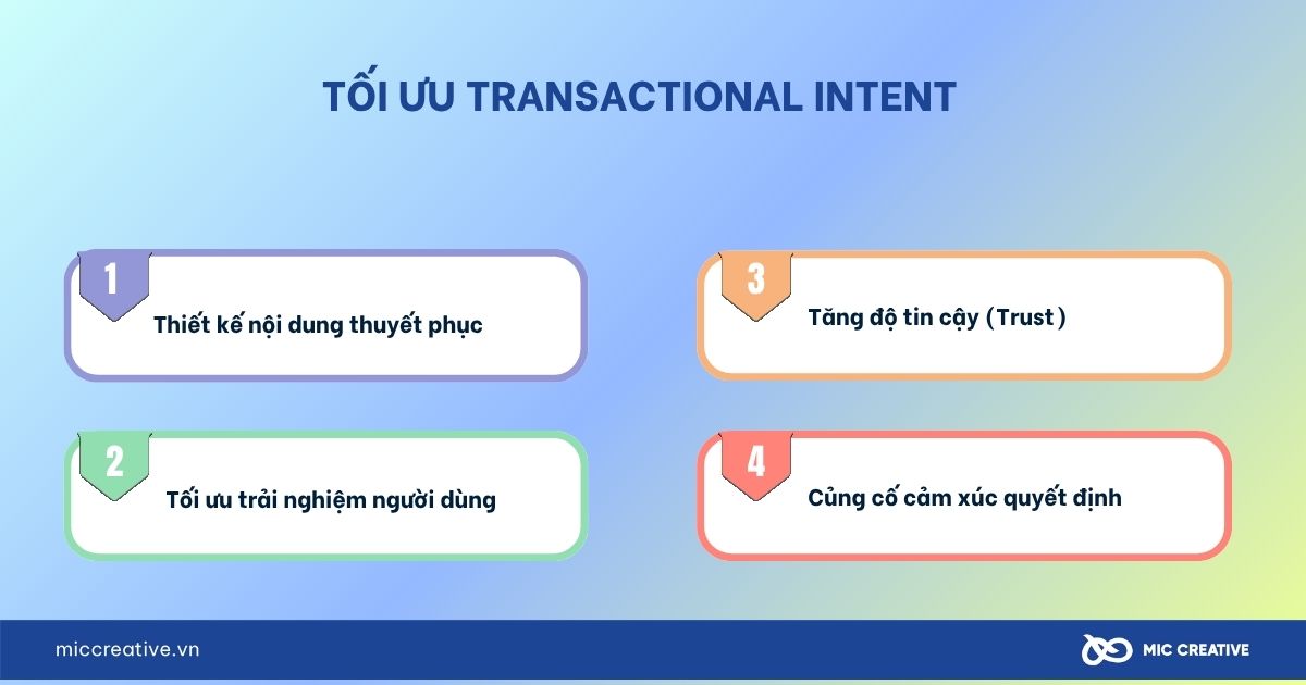 Tối ưu Transactional Intent