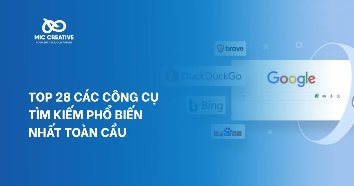 Các công cụ tìm kiếm phổ biến