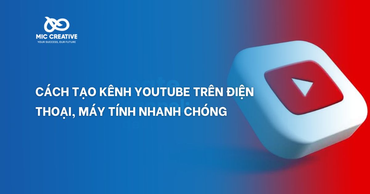 cách tạo kênh youtube