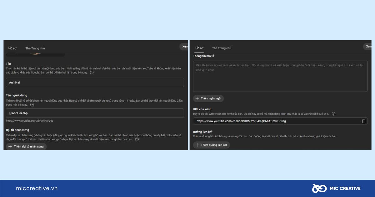 cách tạo kênh youtube