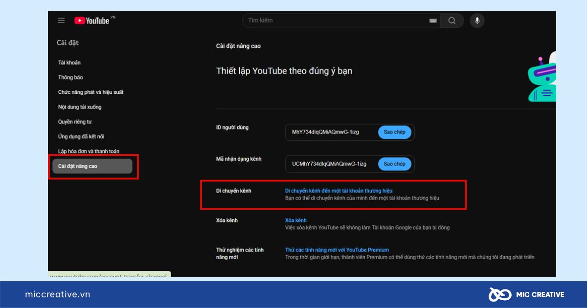 cách tạo kênh youtube