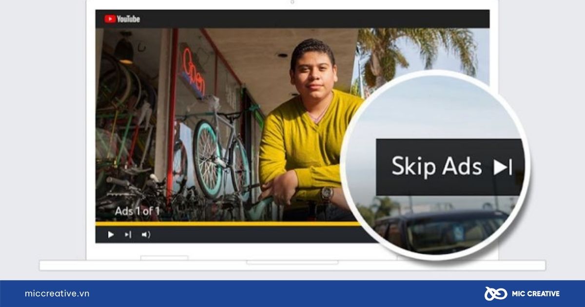 Định dạng Skippable in-stream ads