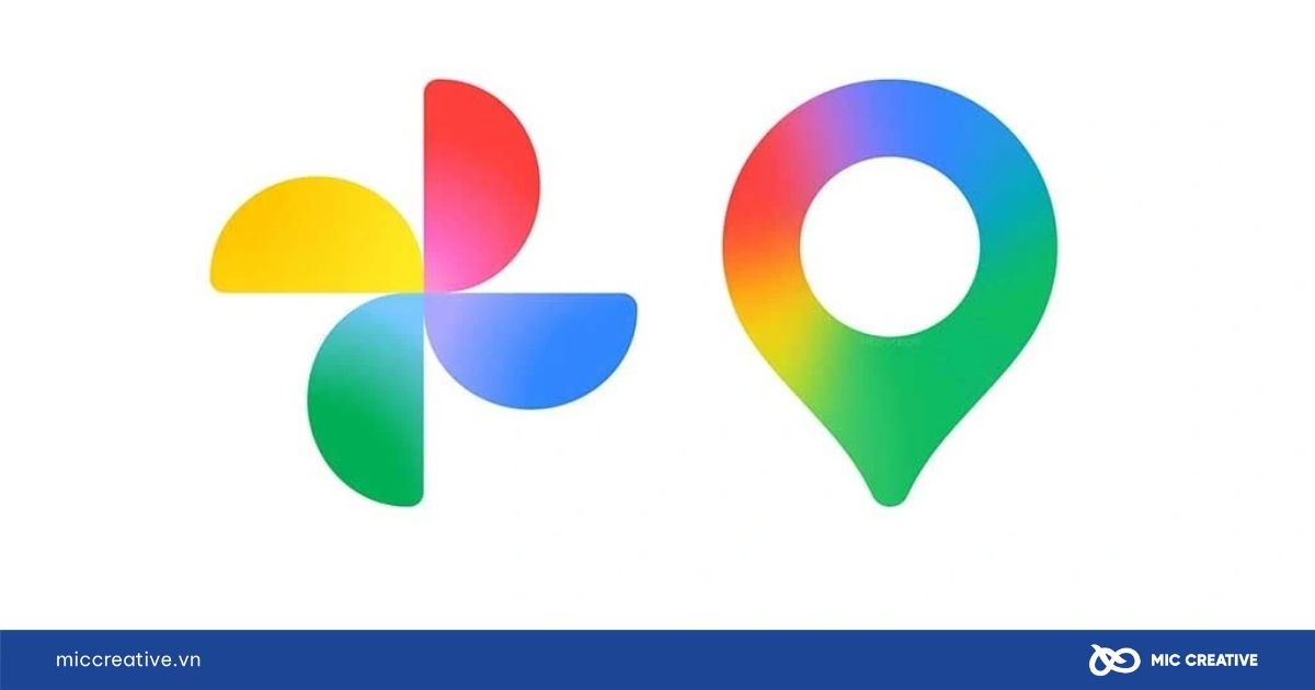 Google làm mới logo Maps và Photos