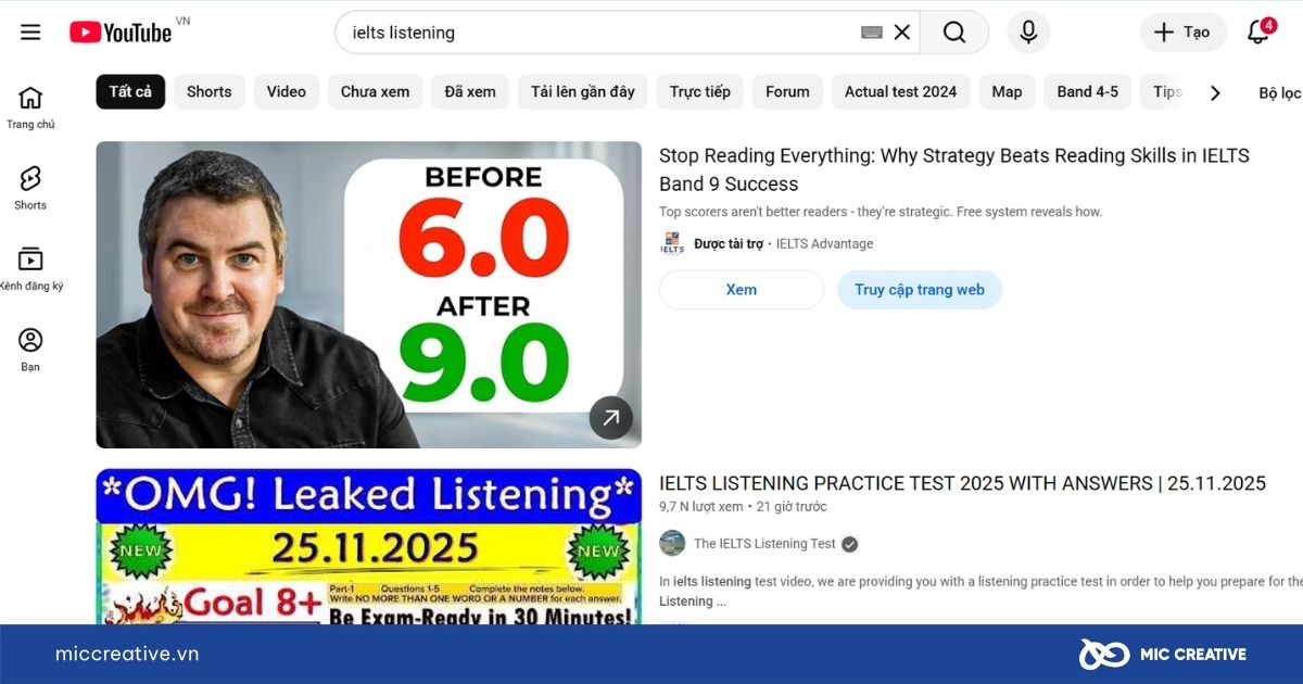 In-feed Video Ads xuất hiện dưới dạng thumbnail kèm mô tả