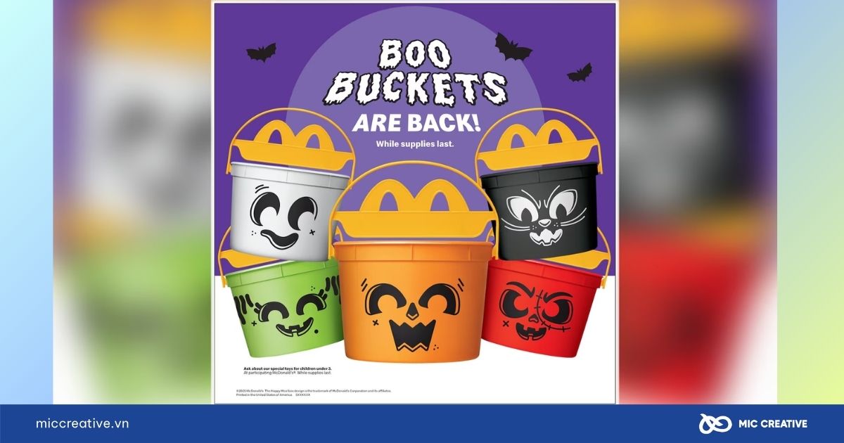 McDonald’s đưa Boo Buckets trở lại