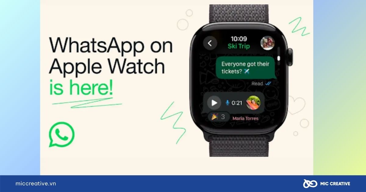 WhatsApp ra mắt ứng dụng cho Apple Watch