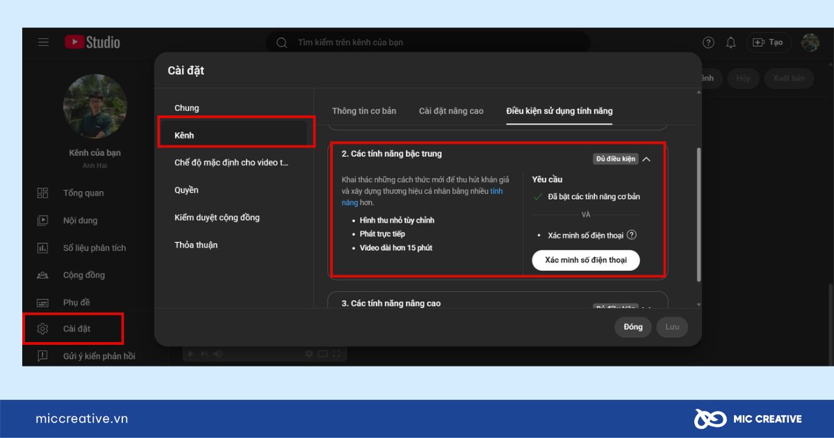 cách tạo kênh youtube