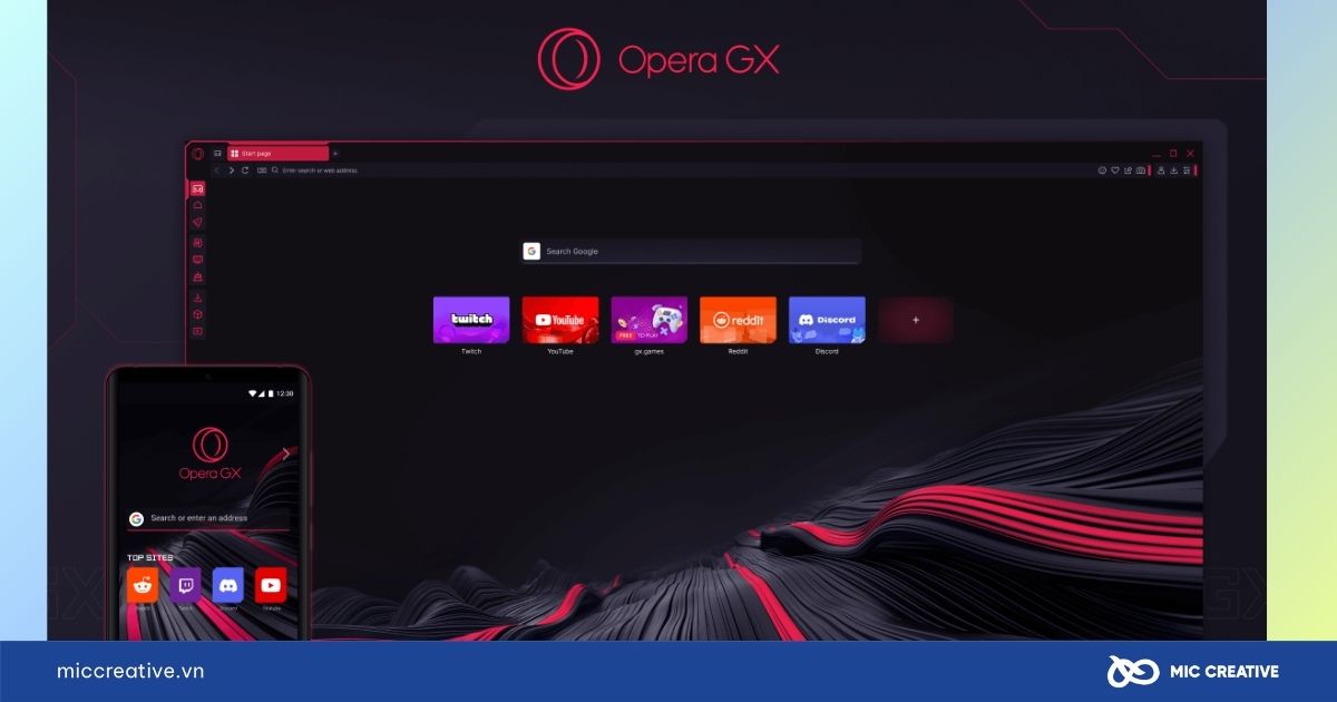 Trình chặn quảng cáo Opera GX